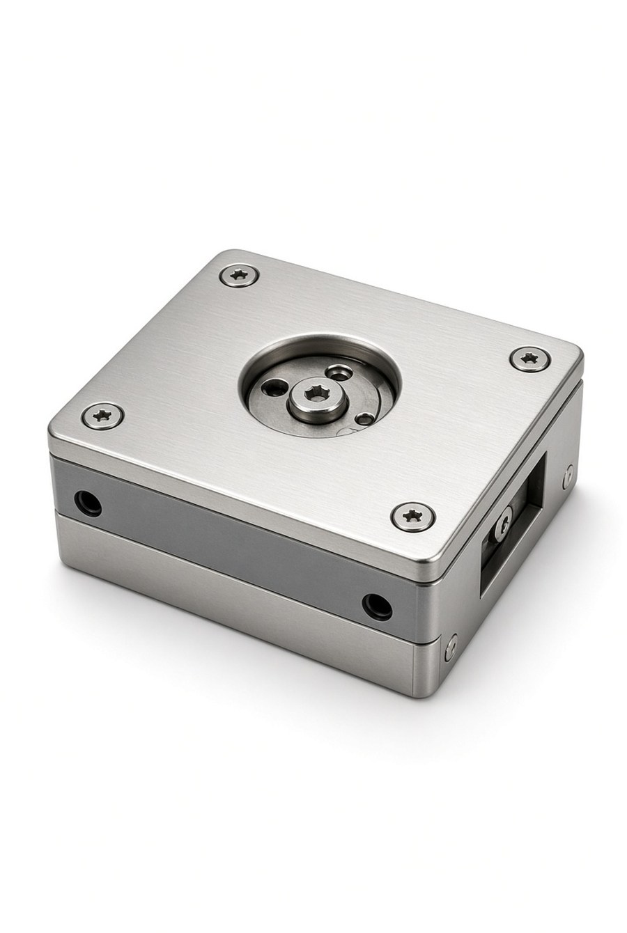 Floor spring pivot box
